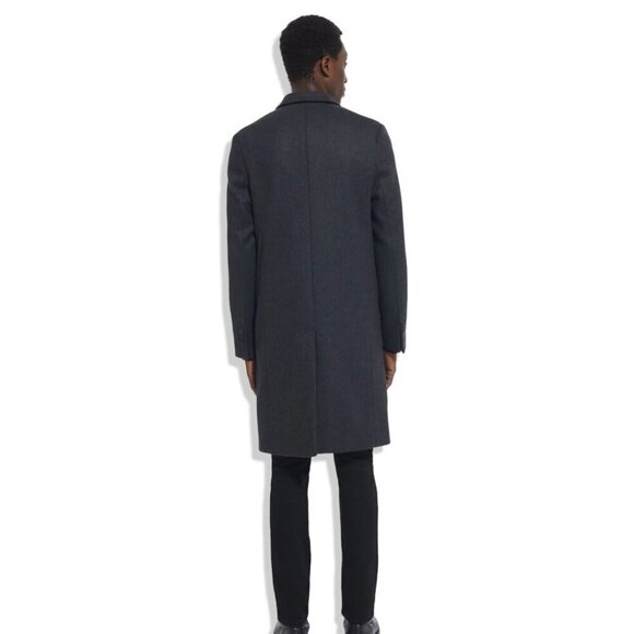 The Kooples Men’s Gray Double-Breasted Wool Blend Overcoat Size FR 46/US 36‎ - Picture 5 of 16